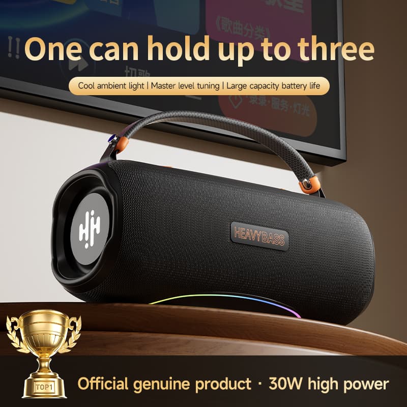 Loa Bluetooth Heavy Bass 10 Công Suất 30W – Âm Thanh Mạnh Mẽ, LED RGB Theo Nhạc